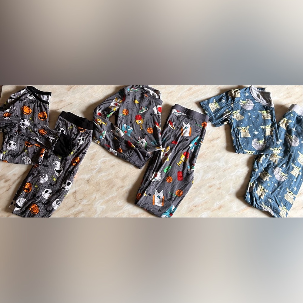 Little Sleepies Star Wars/Basketball/Nightmare‎ Before Christmas PJ’s 12/14 Fall